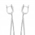1.30 ct Round Cut Diamond Chandelier Earrings in 14 karat White Gold 1.30 ct Round Cut Diamond Chandelier Earrings in 14 karat White Gold